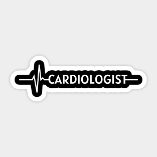 I am a cardiologist in white Sticker